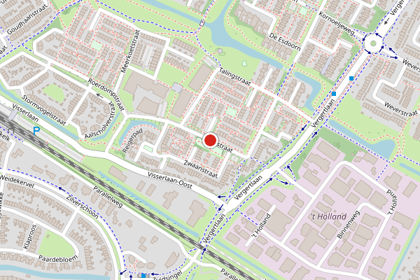 Brandweer-melding op Fuutstraat, Duiven op 28 juni, kaart-overzicht