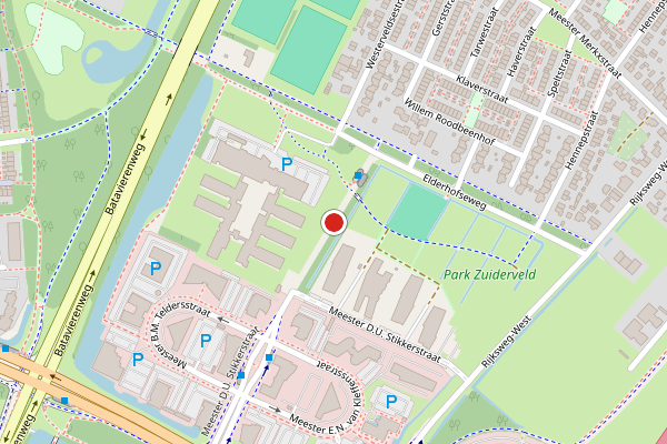 Brandweer-melding op Mr D.U. Stikkerstraat, Arnhem op 28 juni, kaart-overzicht
