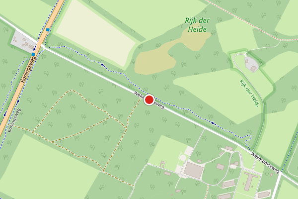 Brandweer-melding op Wekeromseweg, Arnhem op 28 juni, kaart-overzicht