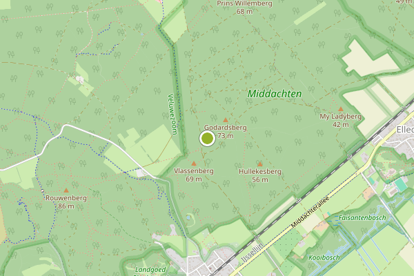 Ambulance-melding op Rheden op 28 juni, kaart-overzicht