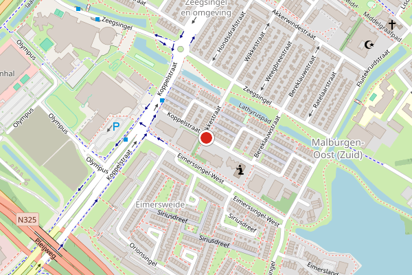 Brandweer-melding op Wikkestraat, Arnhem op 28 juni, kaart-overzicht