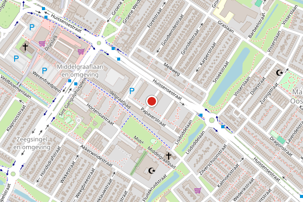 Brandweer-melding op Clematisstraat, Arnhem op 29 juni, kaart-overzicht