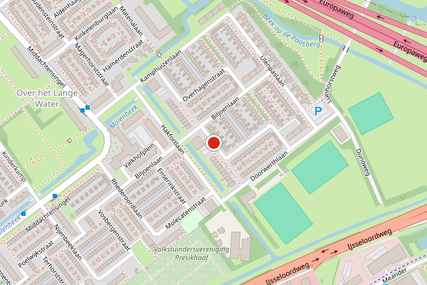 Brandweer-melding op Wildenborglaan, Arnhem op 30 juni, kaart-overzicht