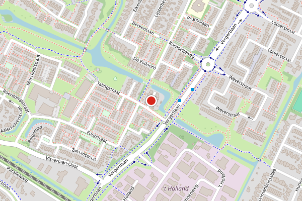 Brandweer-melding op Talingstraat, Duiven op 30 juni, kaart-overzicht