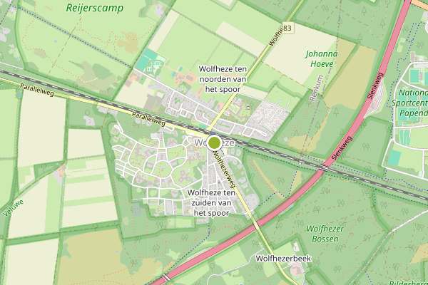 Ambulance-melding op Wolfheze op 1 juli, kaart-overzicht
