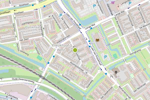 Ambulance-melding op Spuistraat, Arnhem op 5 juli, kaart-overzicht