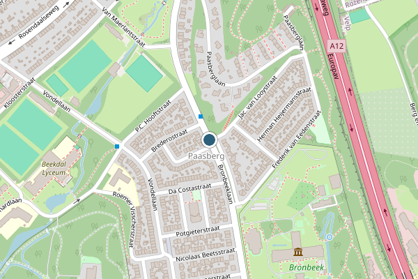 Politie-melding op Bronbeeklaan, Arnhem op 5 juli, kaart-overzicht