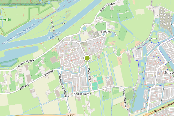 Ambulance-melding op Driel op 6 juli, kaart-overzicht