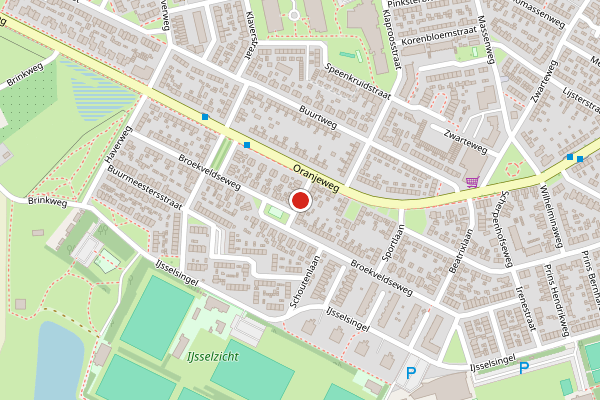 Brandweer-melding op Johan van Meeckerenstraat, Rheden op 10 juli, kaart-overzicht