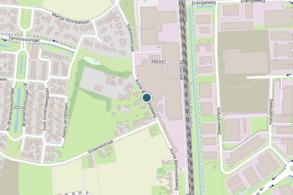 Politie-melding op Korte Bemmelseweg, Elst GE op 11 juli, kaart-overzicht