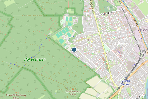 Politie-melding op Rijswijk Zieke/dode, Dieren op 13 juli, kaart-overzicht