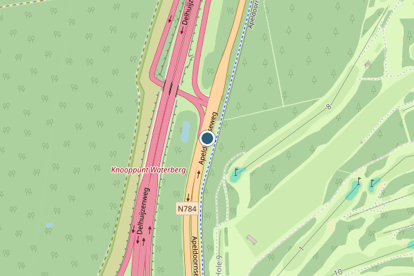 Politie-melding op Apeldoornseweg, Arnhem op 14 juli, kaart-overzicht