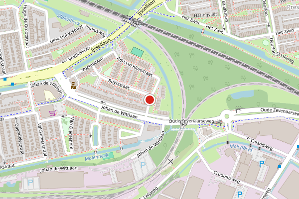 Brandweer-melding op De Bosch Kemperstraat, Arnhem op 16 juli, kaart-overzicht