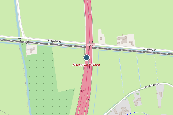 Politie-melding op Valburg op 17 juli, kaart-overzicht