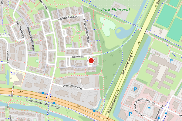 Brandweer-melding op Kaaghof, Arnhem op 9 mei, kaart-overzicht