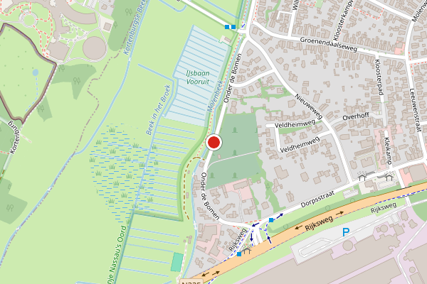 Brandweer-melding op Onder de Bomen, Renkum op 17 juli, kaart-overzicht