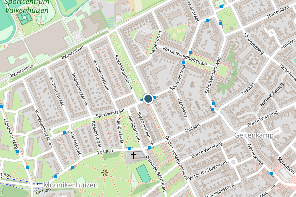 Politie-melding op Sperwerstraat, Arnhem op 17 juli, kaart-overzicht