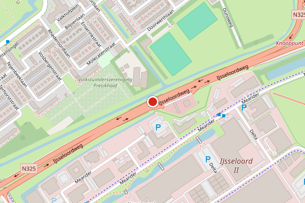 Brandweer-melding op Arnhem op 17 juli, kaart-overzicht
