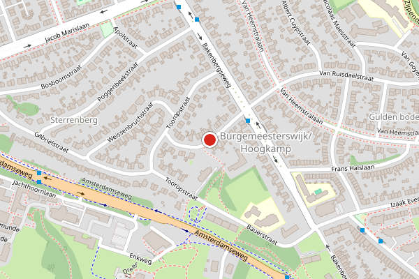 Brandweer-melding op Colenbranderstraat, Arnhem op 20 juli, kaart-overzicht