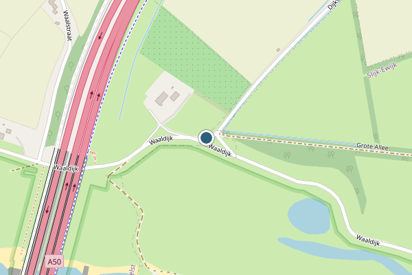 Politie-melding op Dijkstraat, Andelst op 21 juli, kaart-overzicht