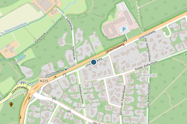 Politie-melding op Utrechtseweg, Doorwerth op 22 juli, kaart-overzicht