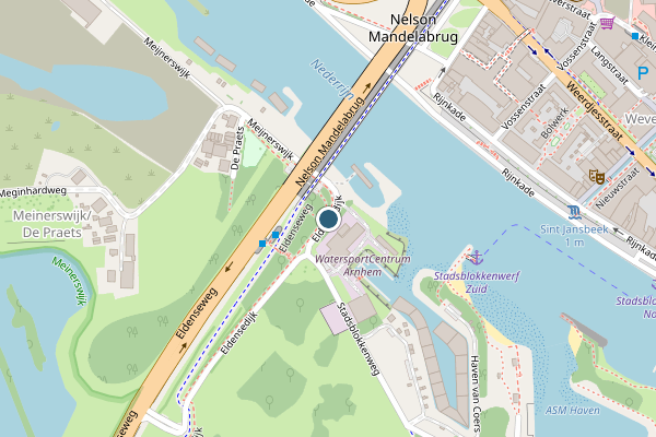 Politie-melding op Eldensedijk, Arnhem op 13 mei, kaart-overzicht
