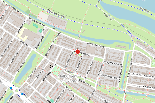 Brandweer-melding op Korianderstraat, Arnhem op 24 juli, kaart-overzicht