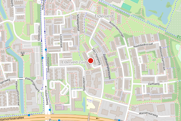 Brandweer-melding op Zwijndrechtstraat, Arnhem op 25 juli, kaart-overzicht