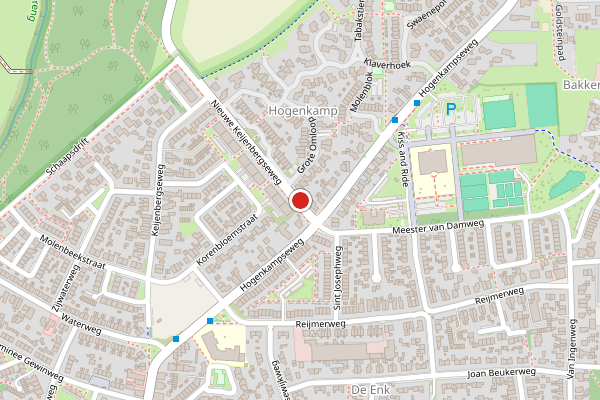 Brandweer-melding op Nieuwe Keijenbergseweg, Renkum op 17 mei, kaart-overzicht