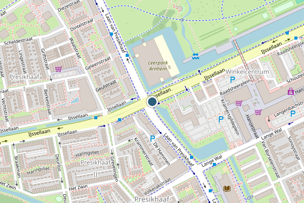Politie-melding op Laan van Presikhaaf, Arnhem op 28 juli, kaart-overzicht