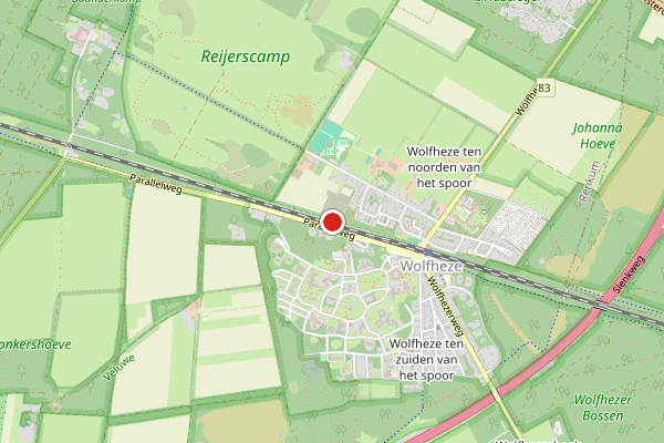 Brandweer-melding op Wolfheze op 1 augustus, kaart-overzicht