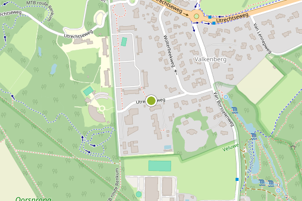 Ambulance-melding op Utrechtseweg, Oosterbeek op 19 mei, kaart-overzicht