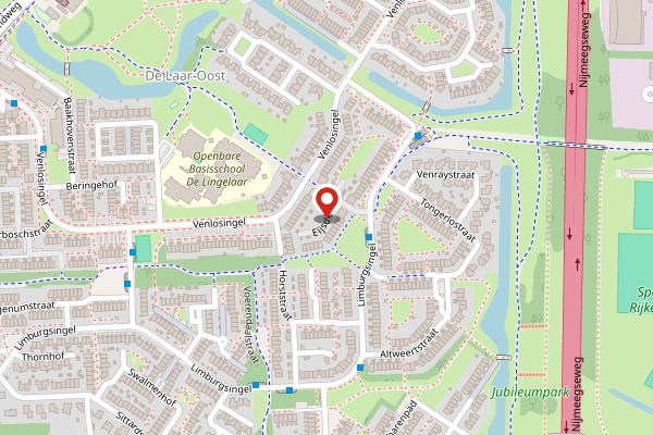 Brandweer-melding op Eijsdenpad, Arnhem op 26 april, kaart-overzicht