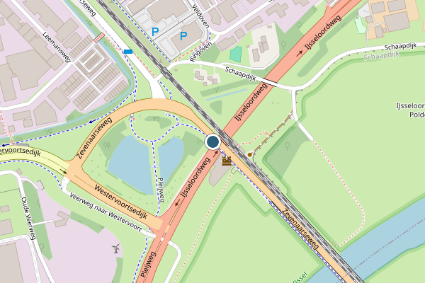 Politie-melding op Zevenaarseweg, Arnhem op 2 augustus, kaart-overzicht