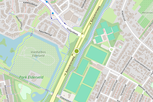 Ambulance-melding op Batavierenweg, Arnhem op 2 augustus, kaart-overzicht