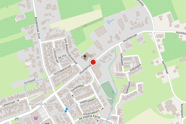 Brandweer-melding op Hoofdstraat, Herveld op 2 augustus, kaart-overzicht