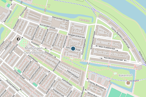 Politie-melding op Ganzerikstraat, Arnhem op 2 augustus, kaart-overzicht