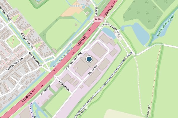 Politie-melding op Gildestraat De Beemd, Velp GE op 20 mei, kaart-overzicht