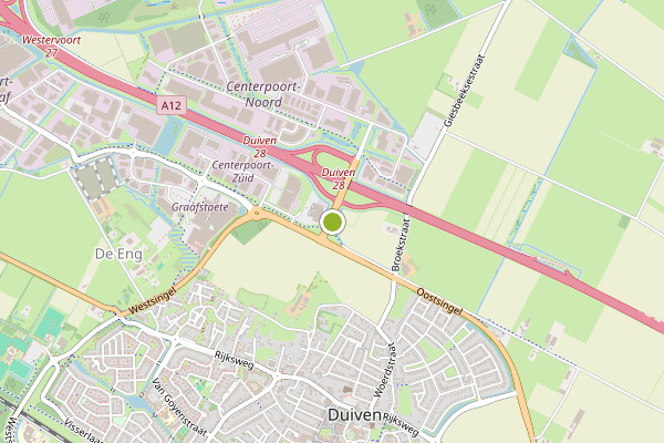 Ambulance-melding op Duiven op 4 augustus, kaart-overzicht