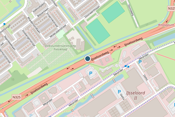 Politie-melding op IJsseloordweg, Arnhem op 4 augustus, kaart-overzicht