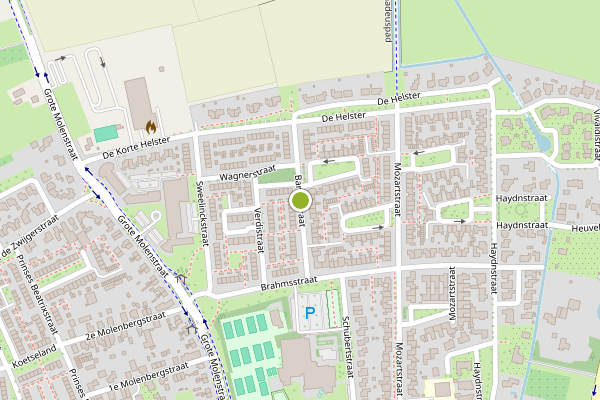 Ambulance-melding op Bartokstraat, Elst GE op 4 augustus, kaart-overzicht