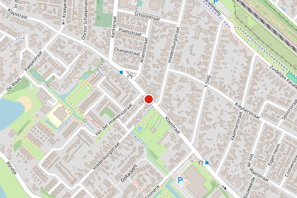 Brandweer-melding op Vredenburgstraat, Westervoort op 4 augustus, kaart-overzicht