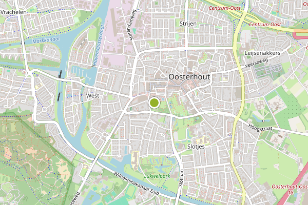 Ambulance-melding op Oosterhout op 4 augustus, kaart-overzicht
