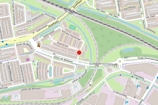 Brandweer-melding op De Bosch Kemperstraat, Arnhem op 4 augustus, kaart-overzicht