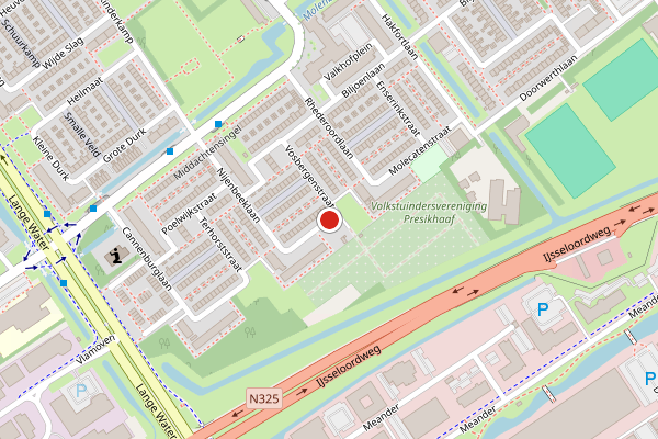 Brandweer-melding op Staverdenstraat, Arnhem op 5 augustus, kaart-overzicht