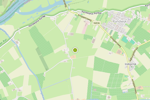 Ambulance-melding op Randwijk op 21 mei, kaart-overzicht