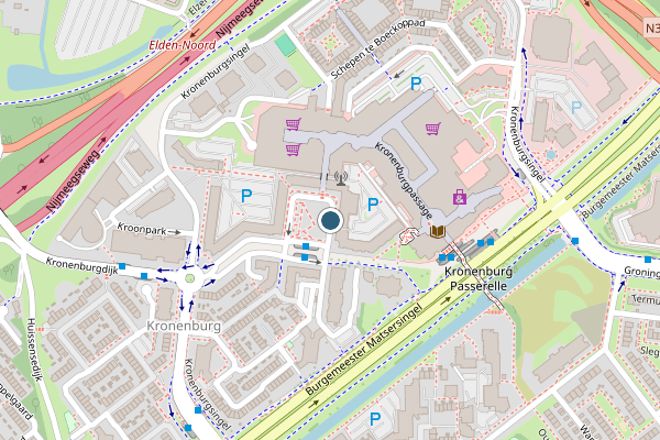 Politie-melding op Croydonplein, Arnhem op 7 augustus, kaart-overzicht