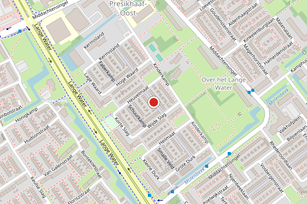 Brandweer-melding op Ossenkamp, Arnhem op 24 mei, kaart-overzicht