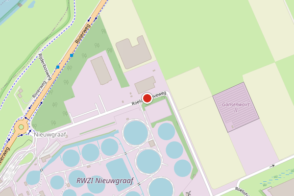 Brandweer-melding op Roelofshoeveweg, Duiven op 25 mei, kaart-overzicht