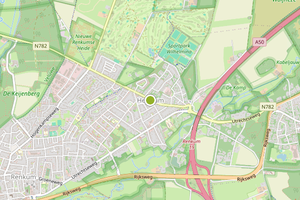 Ambulance-melding op Heelsum op 25 mei, kaart-overzicht